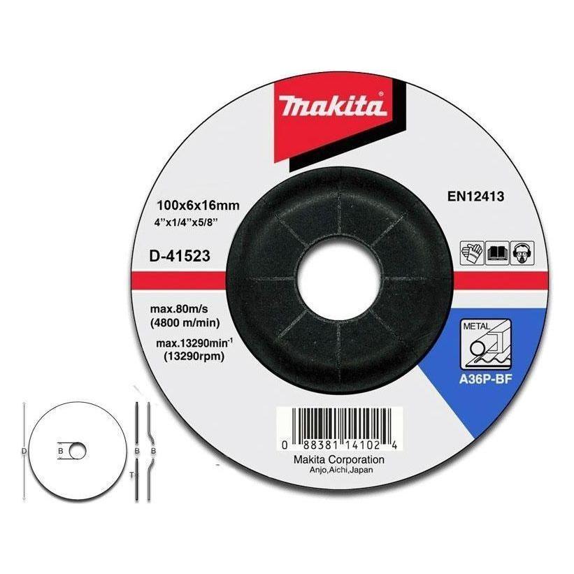 Makita Depressed Center Wheel / Grinding Disc - Goldpeak Tools PH Makita Makita Depressed Center Wheel / Grinding Disc - Goldpeak Tools PH Makita